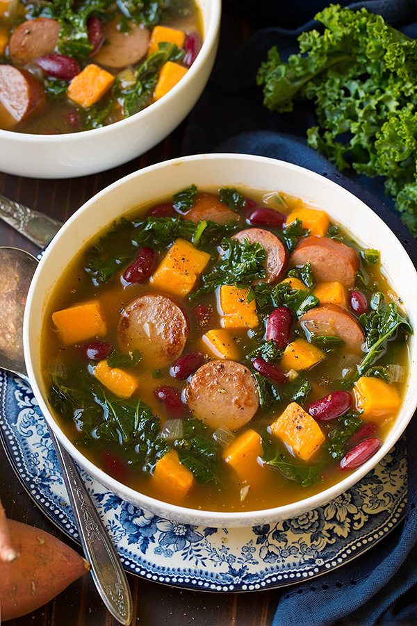 High-Protein Turkey Sausage Kale Sweet Potato Soup: Wholesome & Nutritious